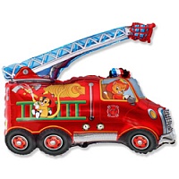 FM фигура большая 901696 Пожарная Машина Фольга